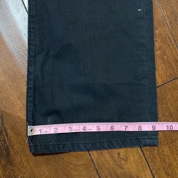NWT Buffalo David Bitton SAMPLE Black Straight Denim Jeans #B10 - Picture 11 of 11